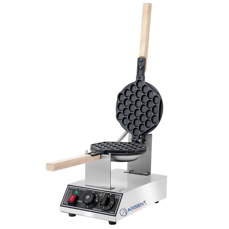 Gofrera eléctrica simple de placa redonda