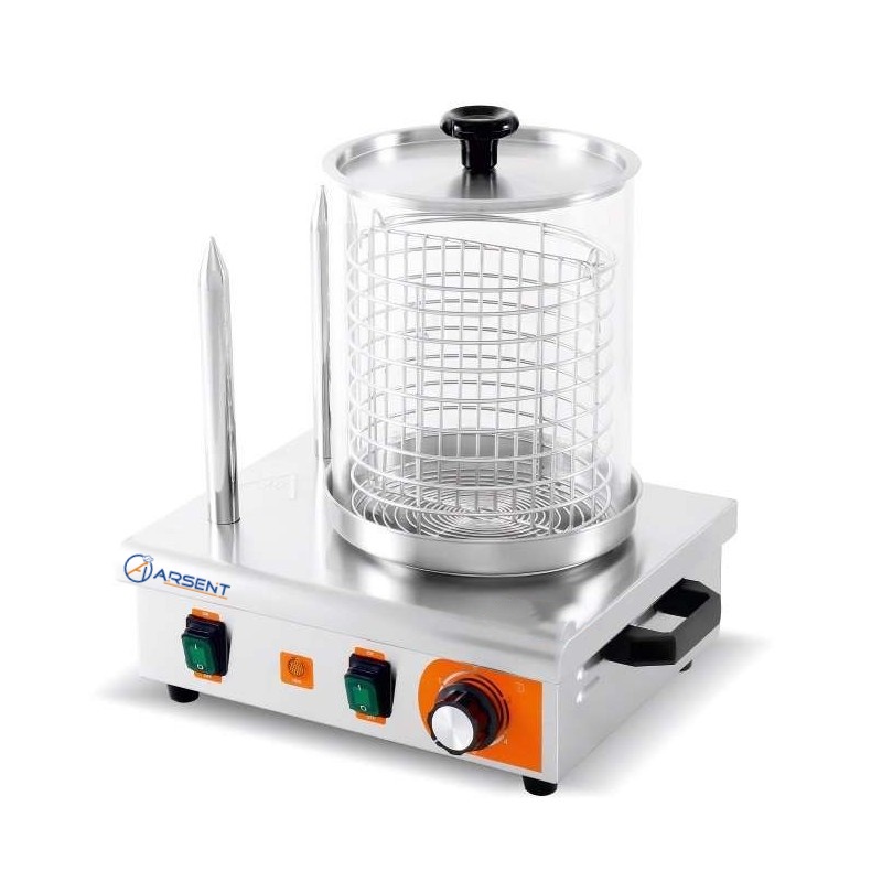 MÁQUINA DE PERRITOS 2 PINCHOS DE 390X290X410H MM PEKIN HDW-02- 8 KG