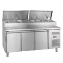 MESA REFRIGERADA GN1/1 3 PUERTAS FONDO 80CM SHH3000/800