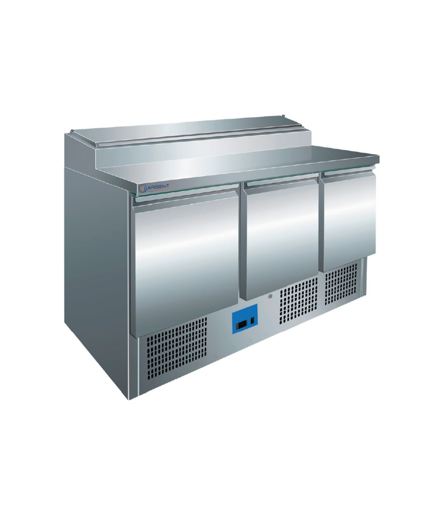 Mesa fría de pizza y ensalada PS300