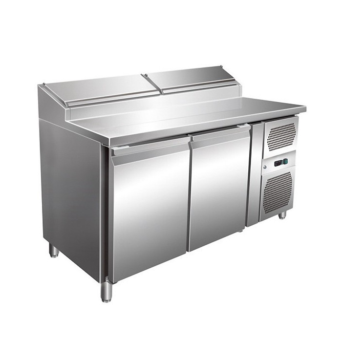 MESA REFRIGERADA GN1/1 2 PUERTAS FONDO 80CM SH2000/800