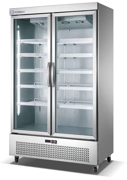 Armario Frío 2 Puertas Cristal 1200L