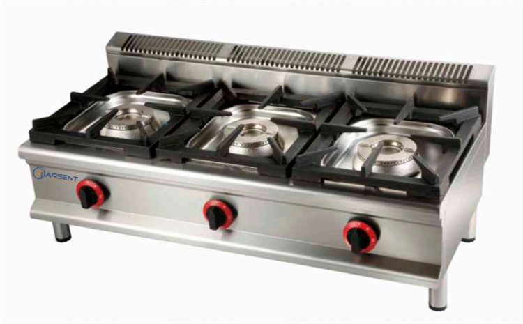 COCINA A GAS DE 3 FUEGOS GH-587