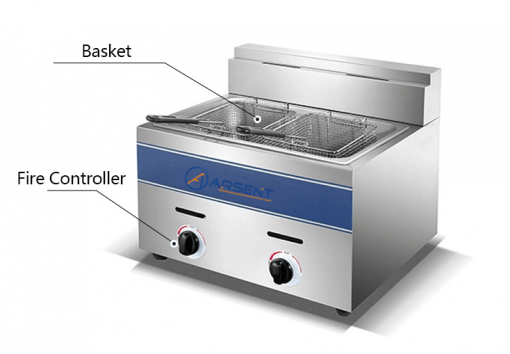 Freidora a Gas 6L+6L