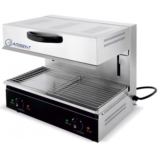 SALAMANDRA ELÉCTRICA ELEVABLE DE 600 X520 X520H MM PEKIN HES-600L.49KG