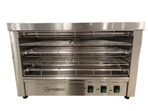 Tostador eléctrico doble de 632x280x410 mm QTO-560