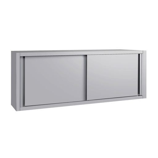 Armario de pared acero inoxidable con puertas correderas 1200x400x600 mm