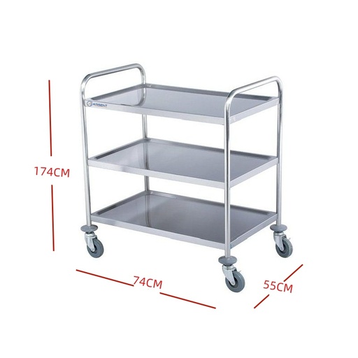 CARRO DE SERVICIO DE 850 X450 X900H MM CARROT3