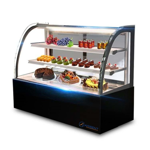 Vitrina fría expositora -Acceso trasera 90cm color negro