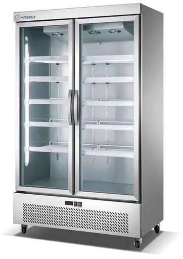 Armario Frío 2 Puertas Cristal 1200L