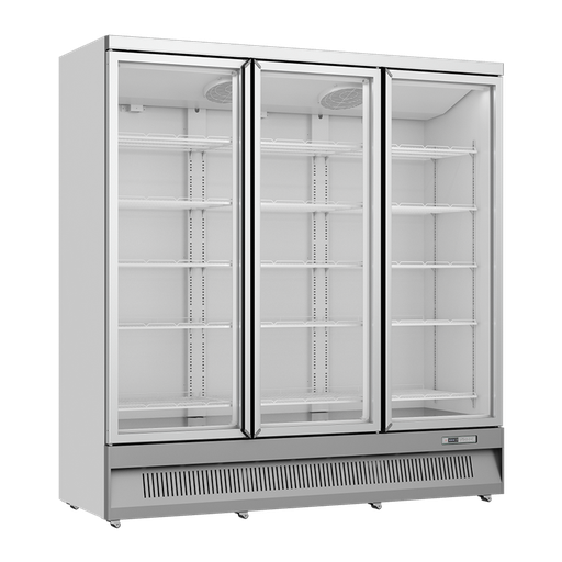 ARMARIO EXPOSITOR REFRIGERADO VENTILADO 3 PUERTAS DE CRISTAL ABATIBLES SG1.6U3FPT
