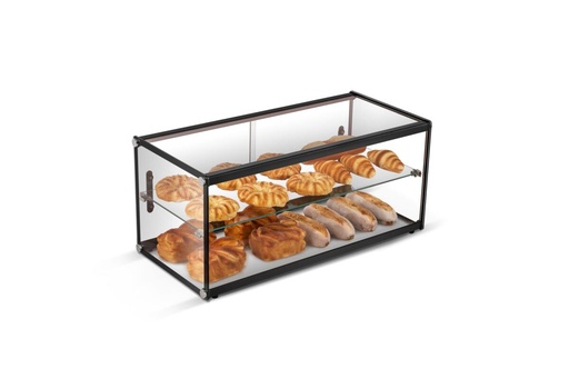 Vitrina Neutra Expositora 2 pisos 827x368x366h mm ZW-90