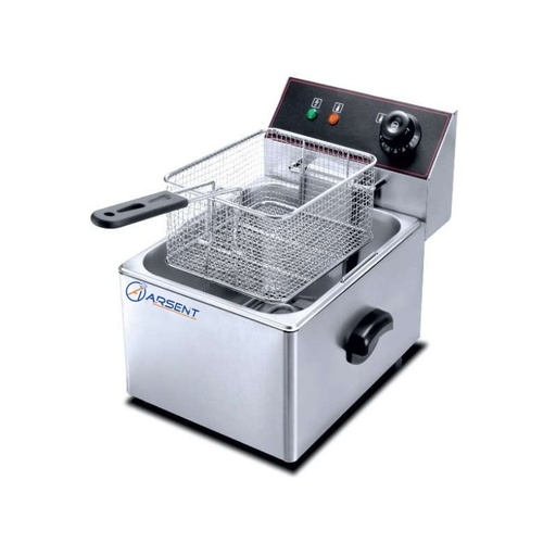 FREIDORA ELÉCTRICA 4 LITROS SIN GRIFO DE 270 X380 X305H MM PEKIN HEF-4L-EGO